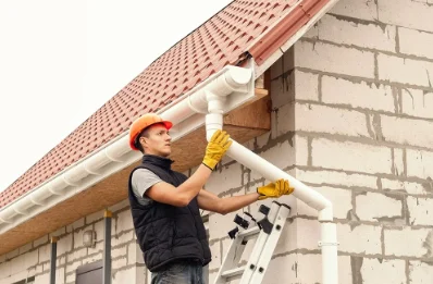 Pose et remplacement de gouttières à Soucht